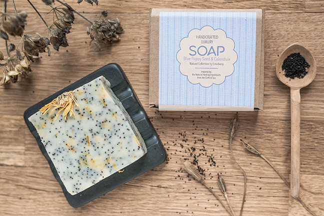 Limeberry Artisan Soap product shot commercial photography